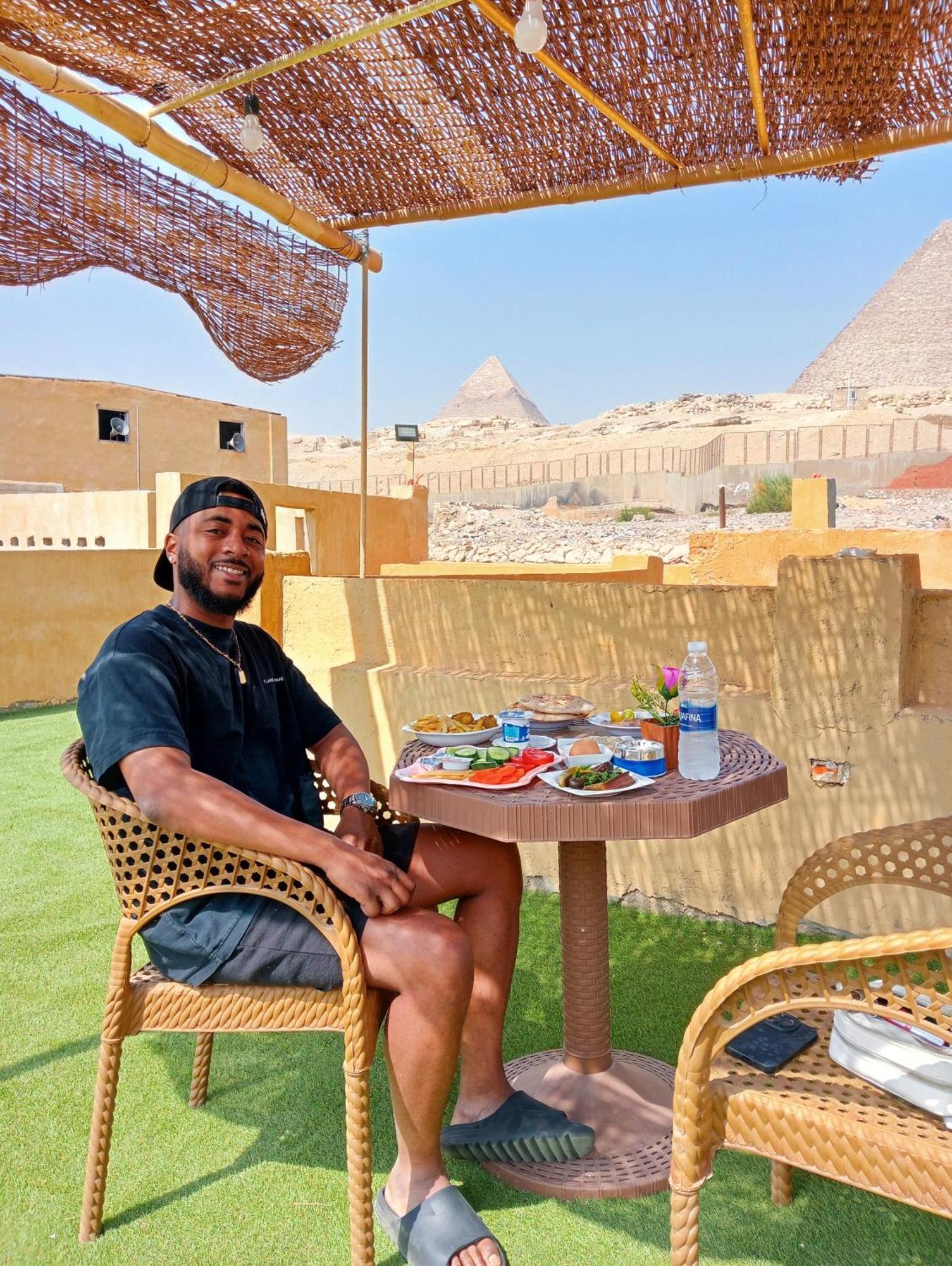 Hotel Sidi Hamad Pyramids View Kafret el-Gabal Exterior foto