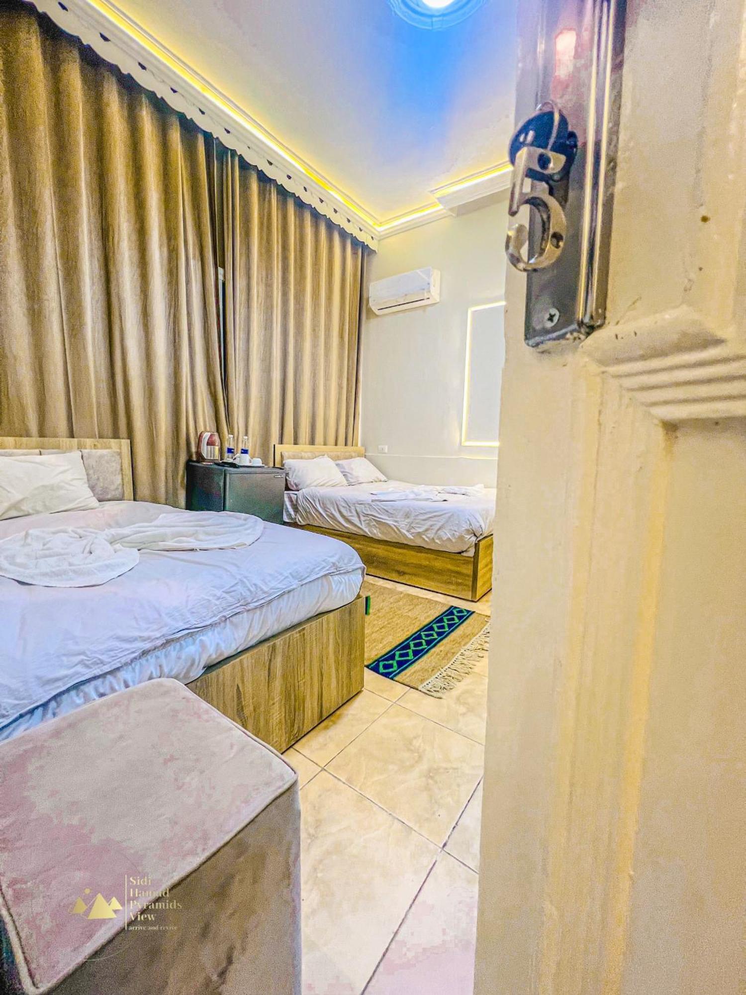 Hotel Sidi Hamad Pyramids View Kafret el-Gabal Exterior foto