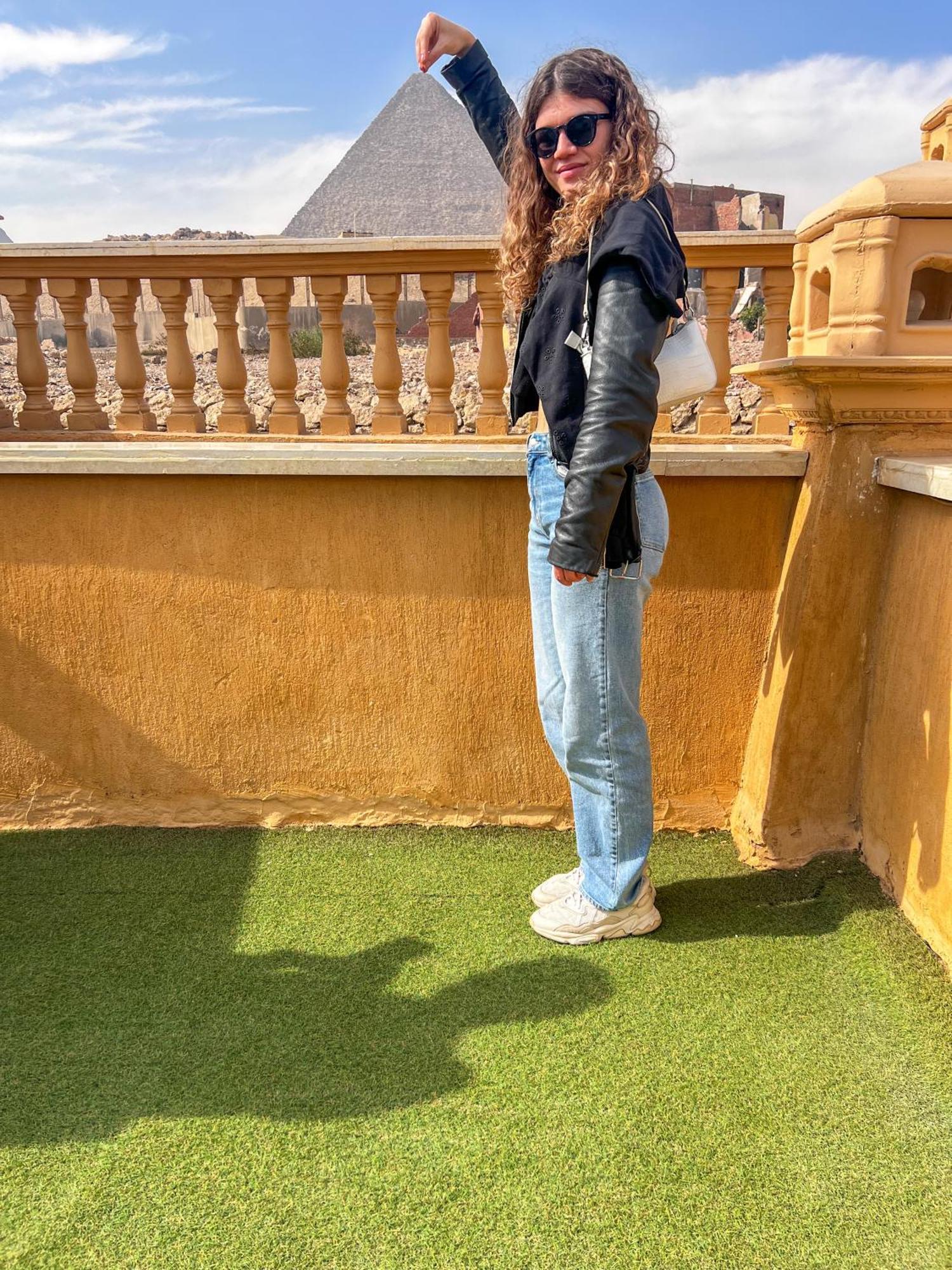 Hotel Sidi Hamad Pyramids View Kafret el-Gabal Exterior foto